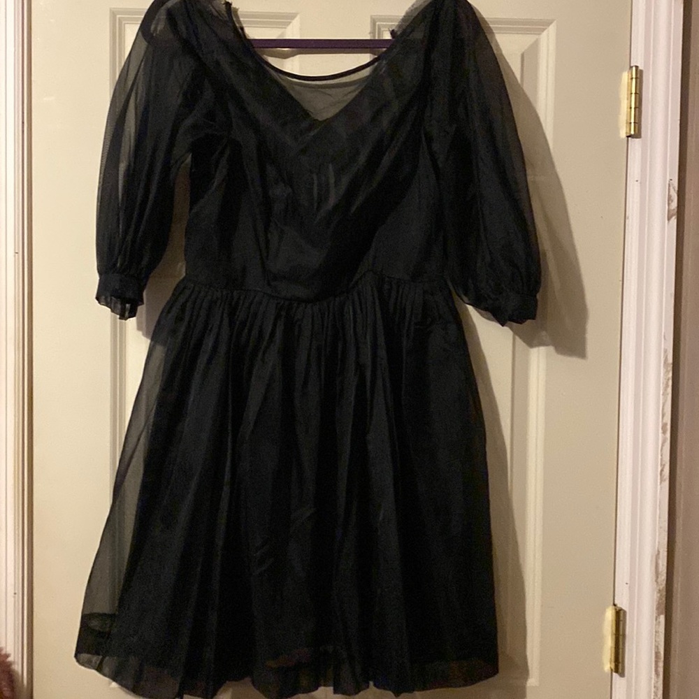Vintage chiffon babydoll dress